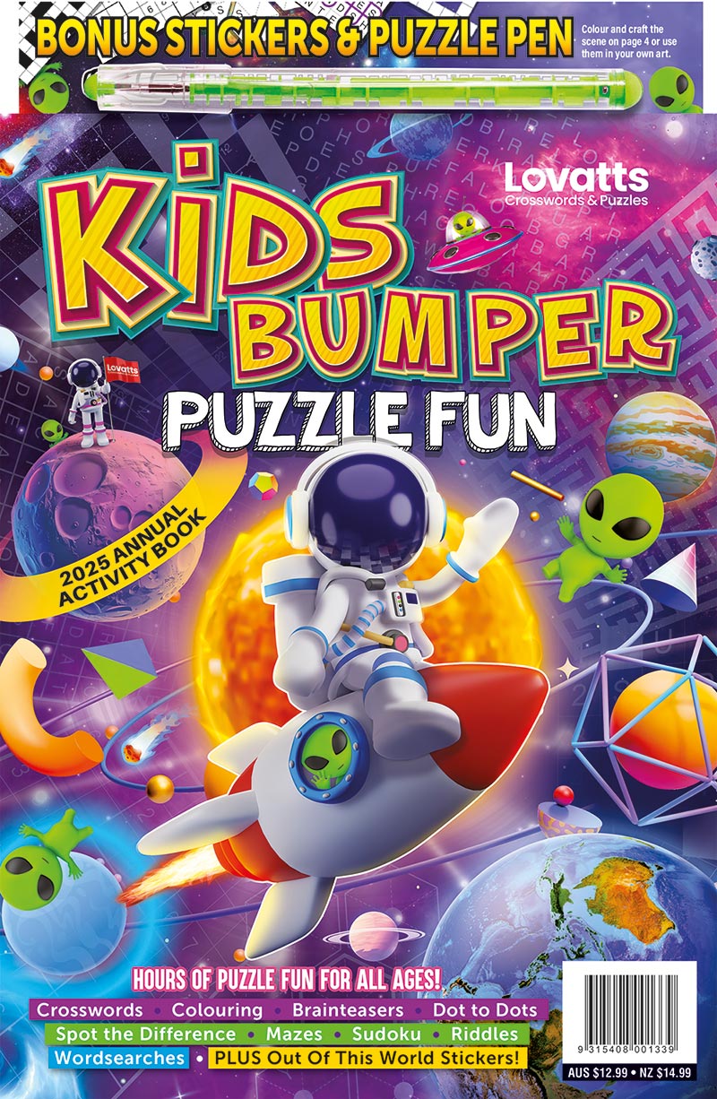 Kids Bumper Puzzle Fun Annual Magazine